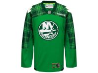 New York Islanders Reebok St. Patrick's Day Replica Jersey - Green