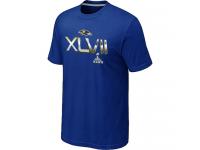 NFL Baltimore Ravens 2012 Super Bowl XLVII On Our Way Men Blue T-Shirt