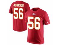 NFL Men Nike Kansas City Chiefs #56 Derrick Johnson Red Rush Pride Name & Number T-Shirt