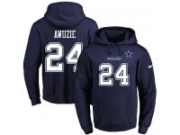 NFL Men's Nike Dallas Cowboys #24 Chidobe Awuzie Navy Blue Name & Number Pullover Hoodie