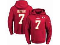 NFL Men's Nike Kansas City Chiefs #7 Harrison Butker Red Name & Number Pullover Hoodie