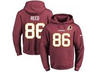 NFL Men's Nike Washington Redskins #86 Jordan Reed Burgundy Red Name & Number Pullover Hoodie