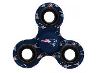 NFL New England Patriots Logo 3 Way Fidget Spinner - Navy