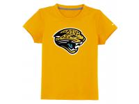 NFL Nike Jacksonville Jaguars Sideline Legend Authentic Logo Youth T-Shirt Yellow