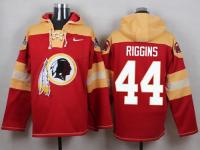 NFL Washington Redskins #44 John Riggins Men Burgundy Pullover Hoodie