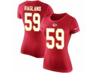 NFL Women Nike Kansas City Chiefs #59 Reggie Ragland Red Rush Pride Name & Number T-Shirt