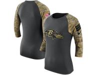 NFL Women's Baltimore Ravens Camouflage T-Shirt