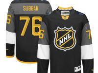 NHL Reebok Montreal Canadiens #76 P. K. Subban Men 2016 All-Star Black Jerseys