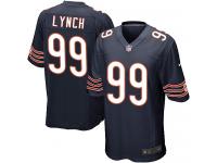 Nike Aaron Lynch Game Navy Blue Home Men's Jersey - NFL Chicago Bears #99
