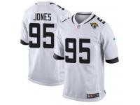 Nike Abry Jones Game White Road Youth Jersey - NFL Jacksonville Jaguars #95