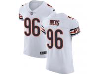 Nike Akiem Hicks Elite White Road Men's Jersey - NFL Chicago Bears #96 Vapor Untouchable