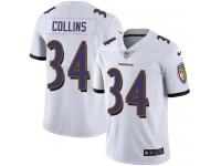Nike Alex Collins Limited White Road Men's Jersey - NFL Baltimore Ravens #34 Vapor Untouchable