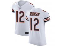 Nike Allen Robinson Elite White Road Men's Jersey - NFL Chicago Bears #12 Vapor Untouchable