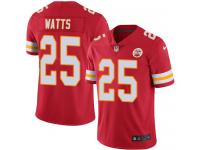 Nike Armani Watts Limited Red Home Men's Jersey - NFL Kansas City Chiefs #25 Vapor Untouchable
