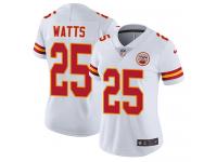 Nike Armani Watts Limited White Road Women's Jersey - NFL Kansas City Chiefs #25 Vapor Untouchable