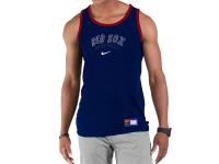 Nike Boston Red Sox Home Practice Men Tank Top Dark Blue