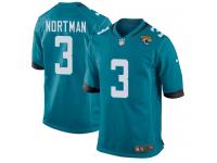 Nike Brad Nortman Game Teal Green Alternate Youth Jersey - NFL Jacksonville Jaguars #3