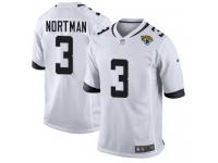 Nike Brad Nortman Game White Road Youth Jersey - NFL Jacksonville Jaguars #3