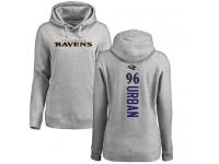 Nike Brent Urban Ash Backer Women's - NFL Baltimore Ravens #96 Pullover Hoodie