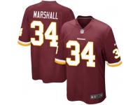 Nike Byron Marshall Washington Redskins Youth Game Burgundy Team Color Jersey
