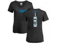 Nike Cam Newton Black Backer Women's - NFL Carolina Panthers #1 T-Shirt