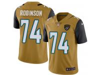 Nike Cam Robinson Limited Gold Youth Jersey - NFL Jacksonville Jaguars #74 Rush Vapor Untouchable