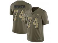 Nike Cam Robinson Limited Olive Camo Youth Jersey - NFL Jacksonville Jaguars #74 2017 Salute to Service