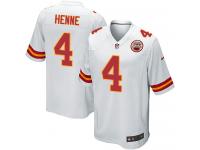Nike Chad Henne Game White Road Youth Jersey - NFL Kansas City Chiefs #4