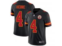 Nike Chad Henne Limited Black Men's Jersey - NFL Kansas City Chiefs #4 Rush Vapor Untouchable
