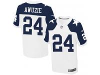 Nike Chidobe Awuzie Elite White Alternate Men's Jersey - NFL Dallas Cowboys #24 Throwback