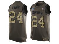 Nike Chidobe Awuzie Green Men's Jersey - NFL Dallas Cowboys #24 Salute to Service Tank Top