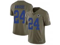 Nike Chidobe Awuzie Limited Olive Men's Jersey - NFL Dallas Cowboys #24 2017 Salute to Service