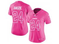 Nike Chidobe Awuzie Limited Pink Women's Jersey - NFL Dallas Cowboys #24 Rush Fashion