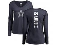 Nike Chidobe Awuzie Navy Blue Backer Slim Fit Women's - NFL Dallas Cowboys #24 Long Sleeve T-Shirt