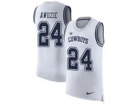 Nike Chidobe Awuzie White Men's Jersey - NFL Dallas Cowboys #24 Rush Player Name & Number Tank Top