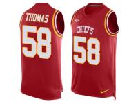 Nike Chiefs #58 Derrick Thomas Red Team Color Men Stitched NFL Tank Top