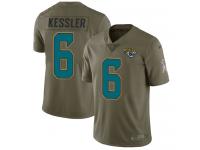 Nike Cody Kessler Limited Olive Youth Jersey - NFL Jacksonville Jaguars #6 2017 Salute to Service