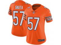 Nike Dan Skuta Limited Orange Women's Jersey - NFL Chicago Bears #57 Rush Vapor Untouchable