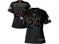 Nike David Amerson Game Black Women's Jersey - NFL Kansas City Chiefs #24 Fashion
