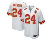 Nike David Amerson Game White Road Youth Jersey - NFL Kansas City Chiefs #24