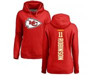 Nike Demarcus Robinson Red Backer Women's - NFL Kansas City Chiefs #11 Pullover Hoodie
