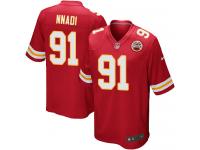Nike Derrick Nnadi Game Red Home Youth Jersey - NFL Kansas City Chiefs #91