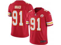 Nike Derrick Nnadi Limited Red Home Youth Jersey - NFL Kansas City Chiefs #91 Vapor Untouchable
