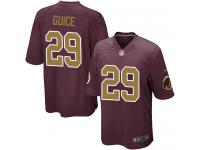 Nike Derrius Guice Game Burgundy Red Alternate Youth Jersey - NFL Washington Redskins #29 80th Anniversary