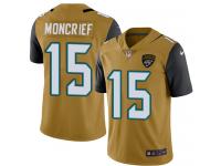 Nike Donte Moncrief Limited Gold Youth Jersey - NFL Jacksonville Jaguars #15 Rush Vapor Untouchable