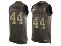 Nike Dorian O'Daniel Green Men's Jersey - NFL Kansas City Chiefs #44 Salute to Service Tank Top