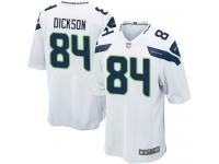 Nike Ed Dickson Game White Road Men's Jersey - NFL Seattle Seahawks #84