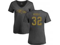 Nike Eric Weddle Ash One Color Women's - NFL Baltimore Ravens #32 T-Shirt