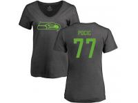 Nike Ethan Pocic Ash One Color Women's - NFL Seattle Seahawks #77 T-Shirt