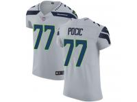 Nike Ethan Pocic Elite Grey Alternate Men's Jersey - NFL Seattle Seahawks #77 Vapor Untouchable